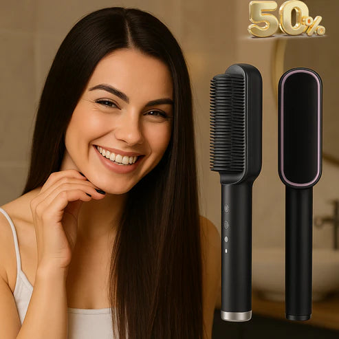 HeatGloss Pro®  2 en 1-Cabellos Liso En Minutos Sin Quemarte