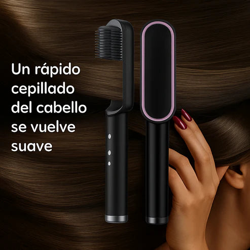 HeatGloss Pro®  2 en 1-Cabellos Liso En Minutos Sin Quemarte